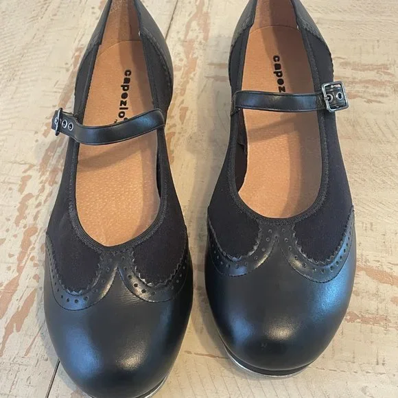 Capezio Adult Tap Shoes 12M --New - Picture 3 of 3